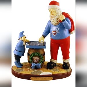 The memory company checkerboard santa figurine